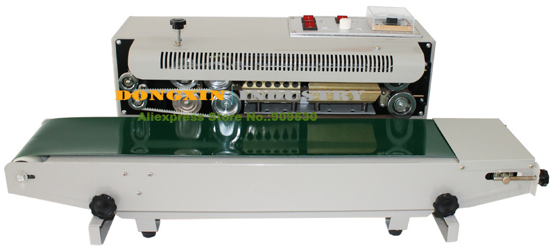 ڵ        FR770 110V / 220V/Automatic Horizontal Continuous Plastic Bag Band Sealing Sealer Machine FR770 110V/220V